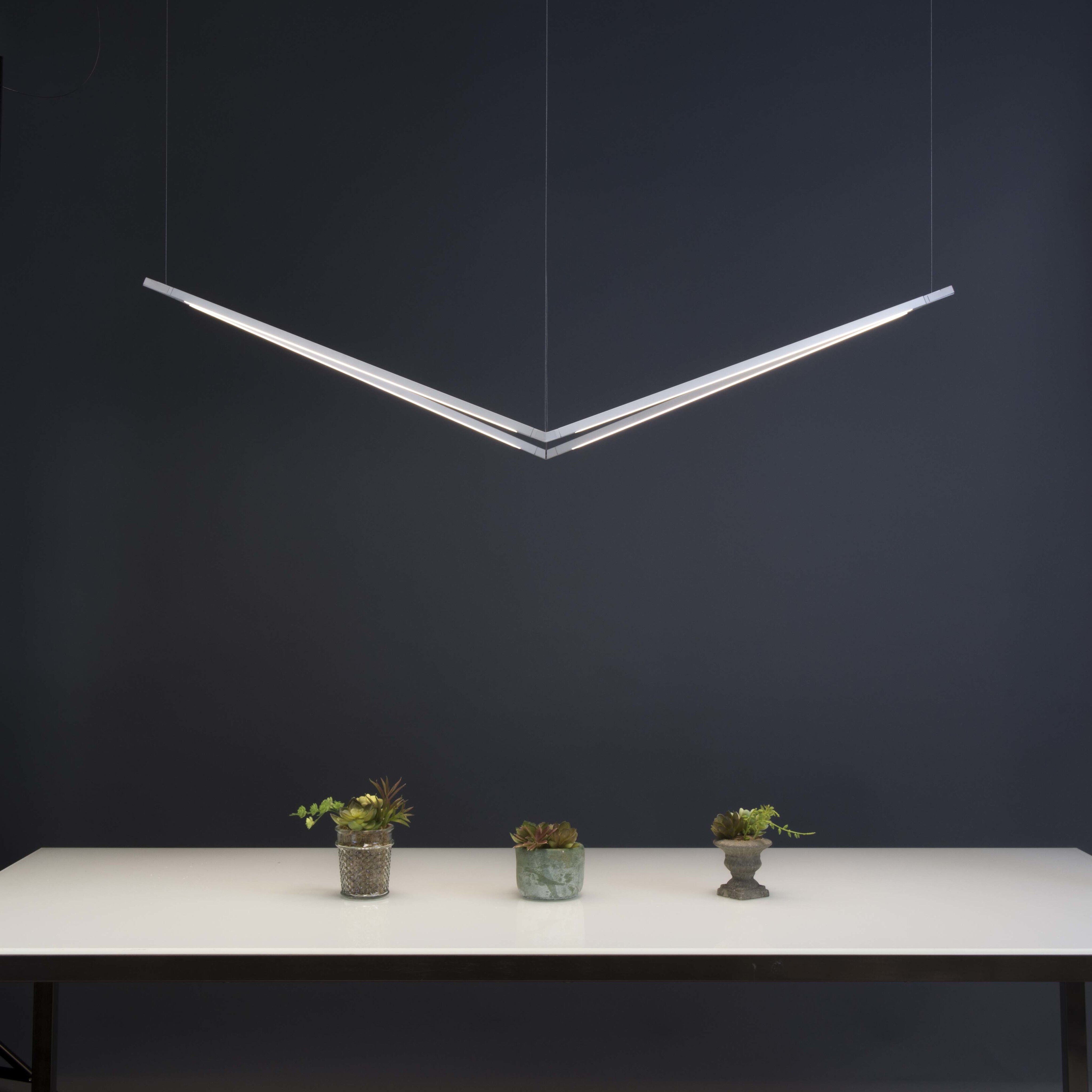 Z-Bar LED 14.68 inch Matte White Pendant Ceiling Light, Bird